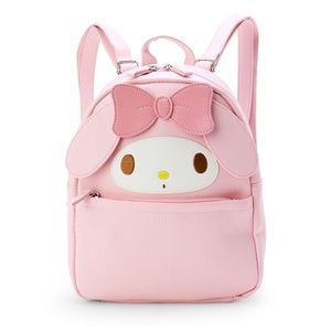 Sanrio Original My Melody Face shaped Backpack Pink Bag Daypack _ New for 2023